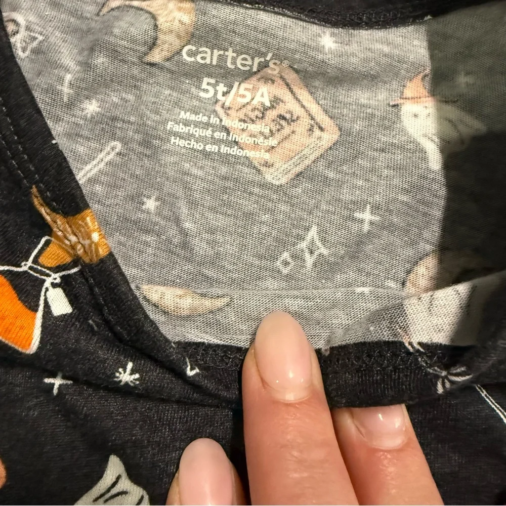Carter’s Halloween Magic Potions Dress Toddler Girls‎ Black Long Sleeve Fall NWT